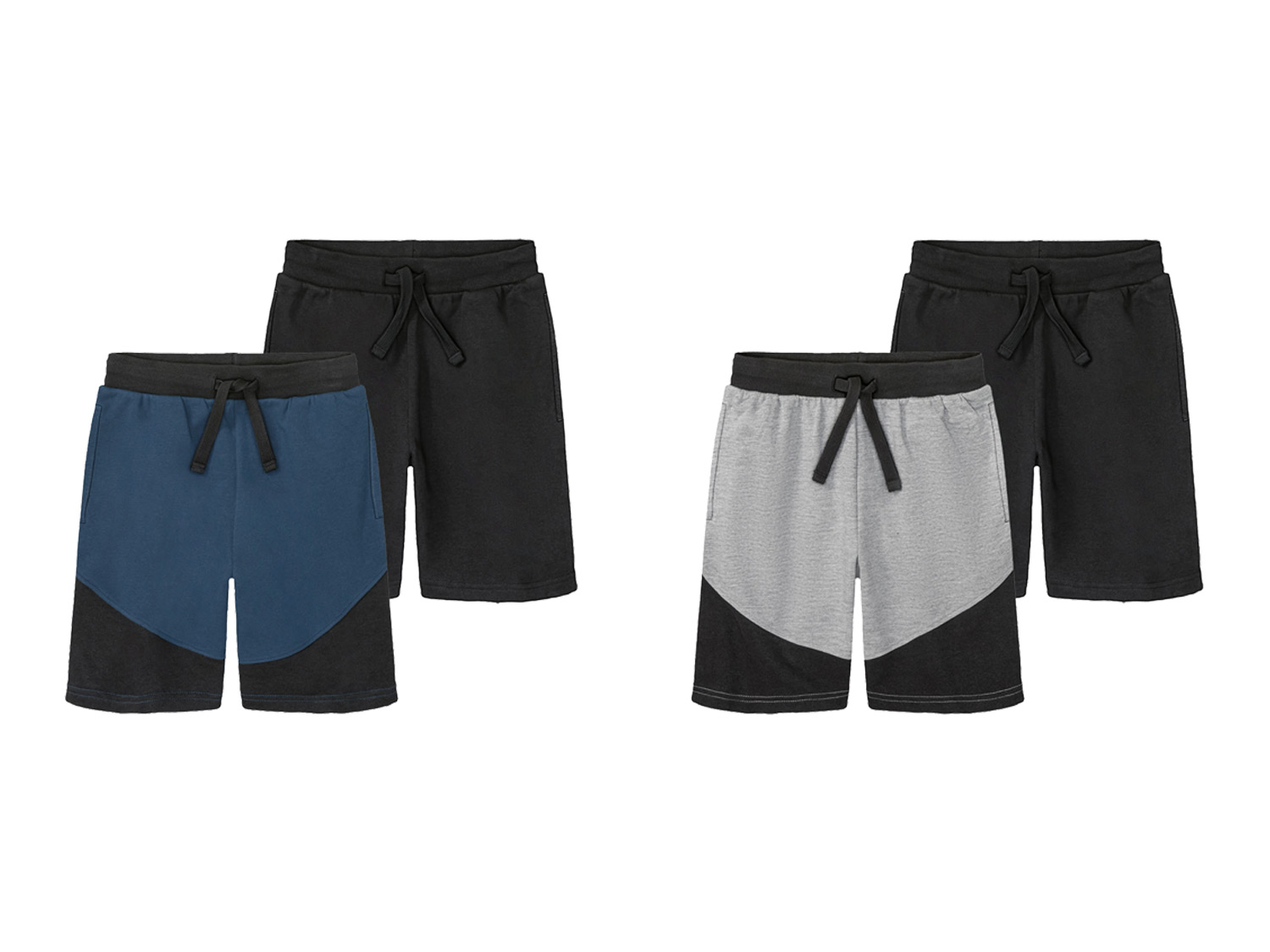 pepperts!® Lot de 2 shorts de survêtement garçon