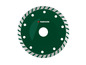 Un disque diamanté Parkside vert pour couper.