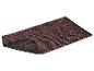 Tapis de bain rose et noir.