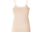 Débardeur femme beige à fines bretelles