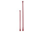 Deux outils rouges pour retirer des clous.