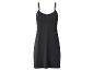 Robe nuisette noire à bretelles réglables