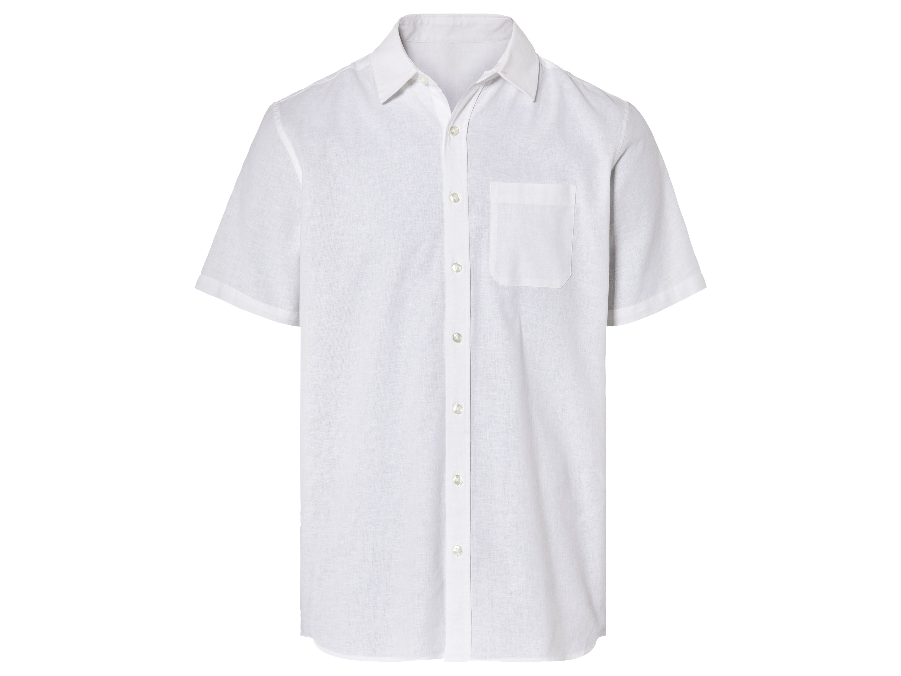 LIVERGY® Chemise en lin homme (blanc)