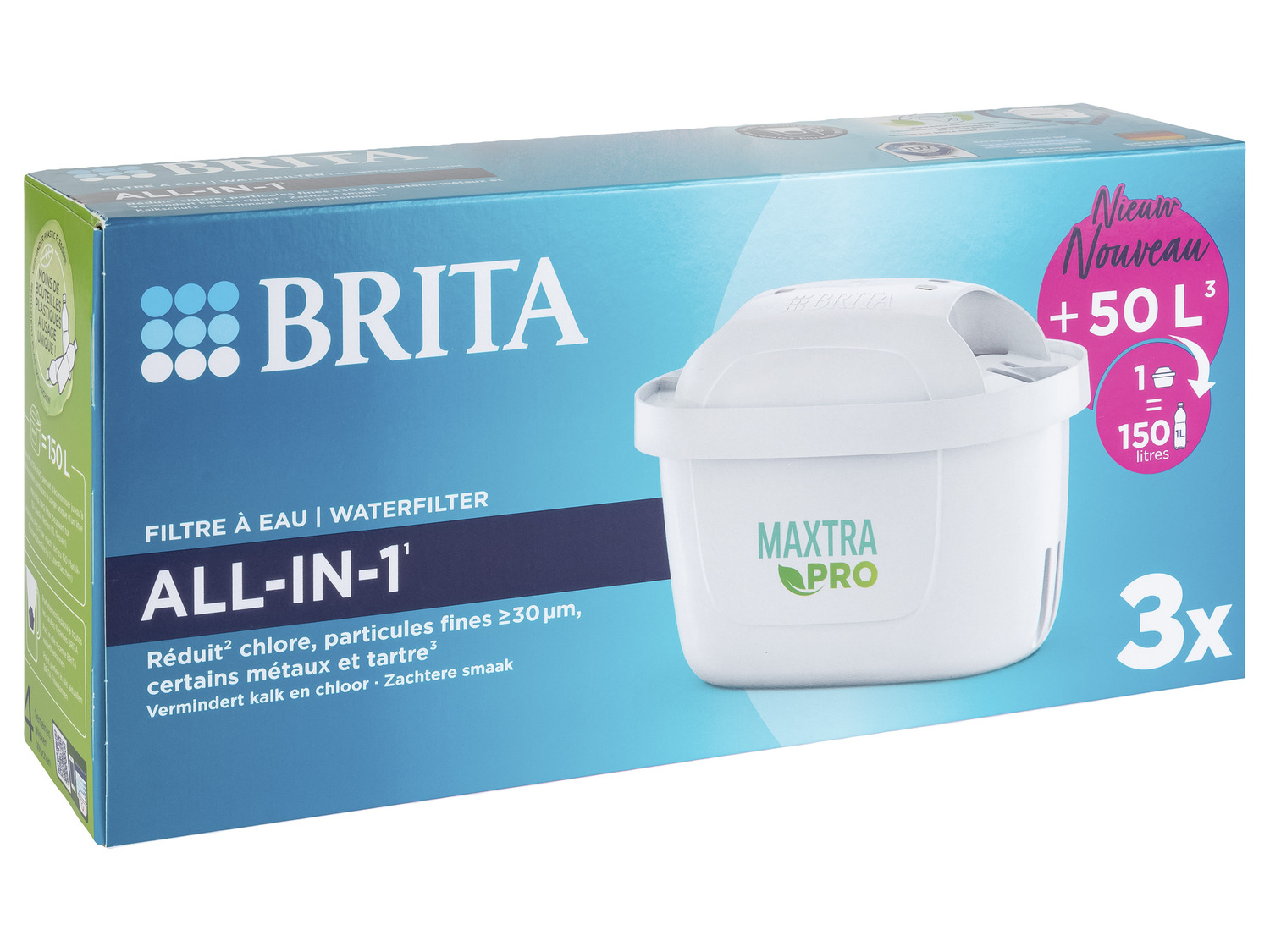 BRITA Lot de 3 cartouches filtrantes Maxtra