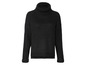 Un pull noir à col roulé.