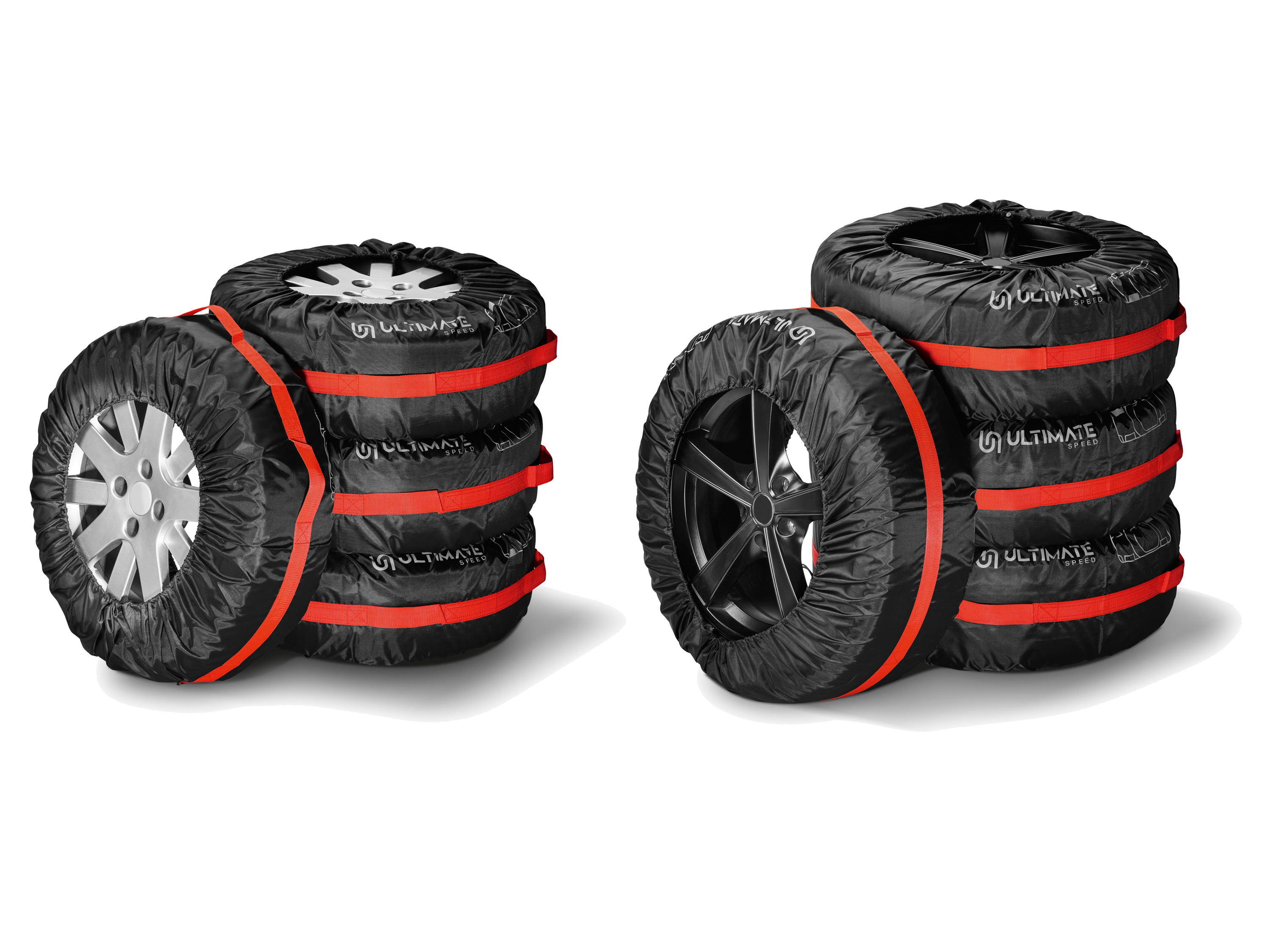 ULTIMATE SPEED® Jeu de housses de pneus, 4 pièces