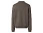 Sweat-shirt uni marron foncé pour homme, vue de dos.
