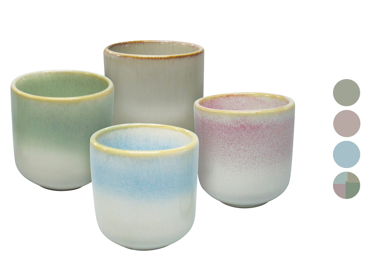 vanWell Lot de 4 tasses à espresso, 13 cl