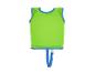Gilet de natation vert avec détails bleus et sangle de sécurité