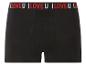 Boxers noirs avec bande 'I Love U'