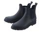 Deux paires de bottes de pluie bleues avec un élastique.