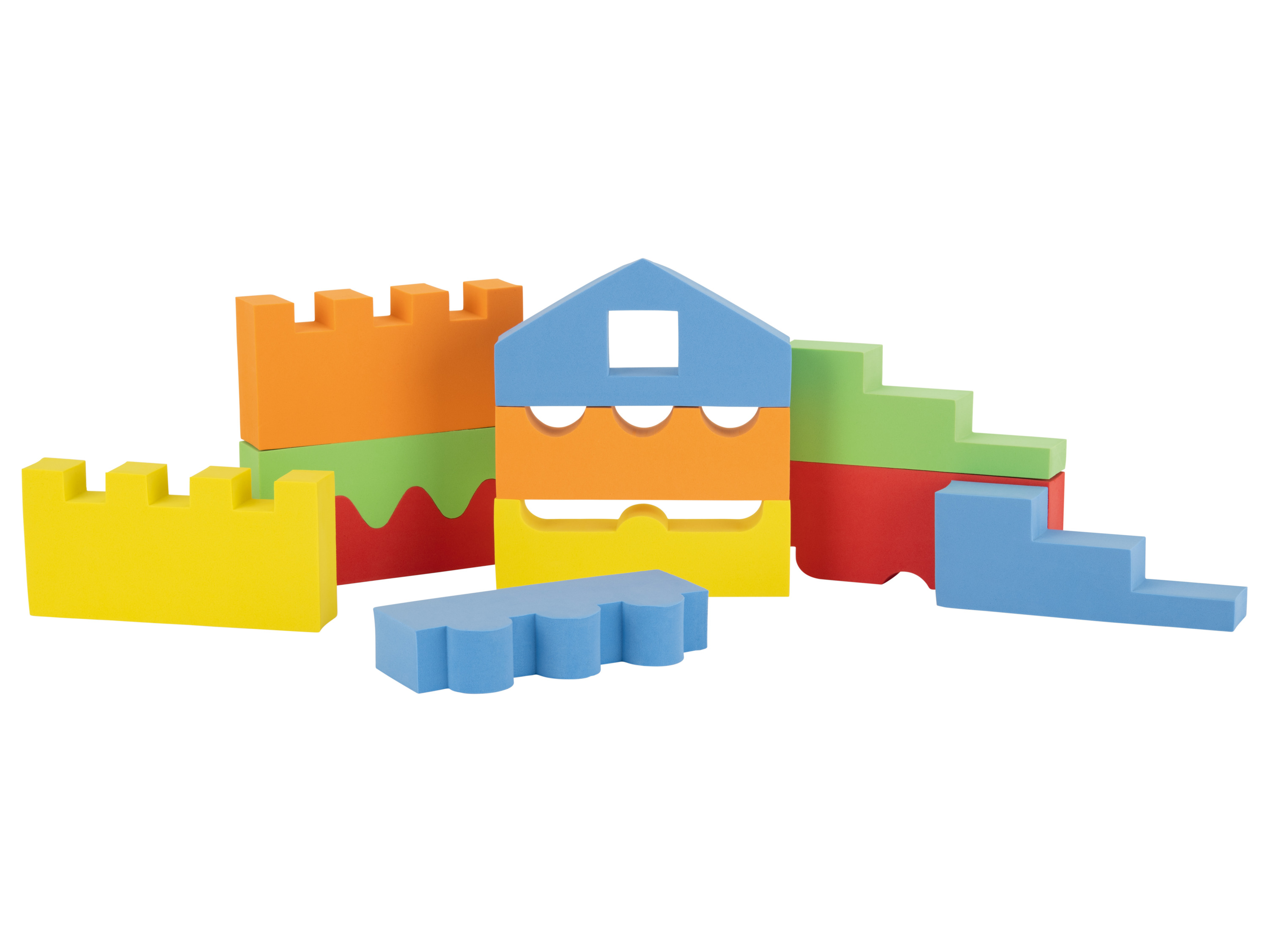 Playtive Puzzle en briques (coloré)