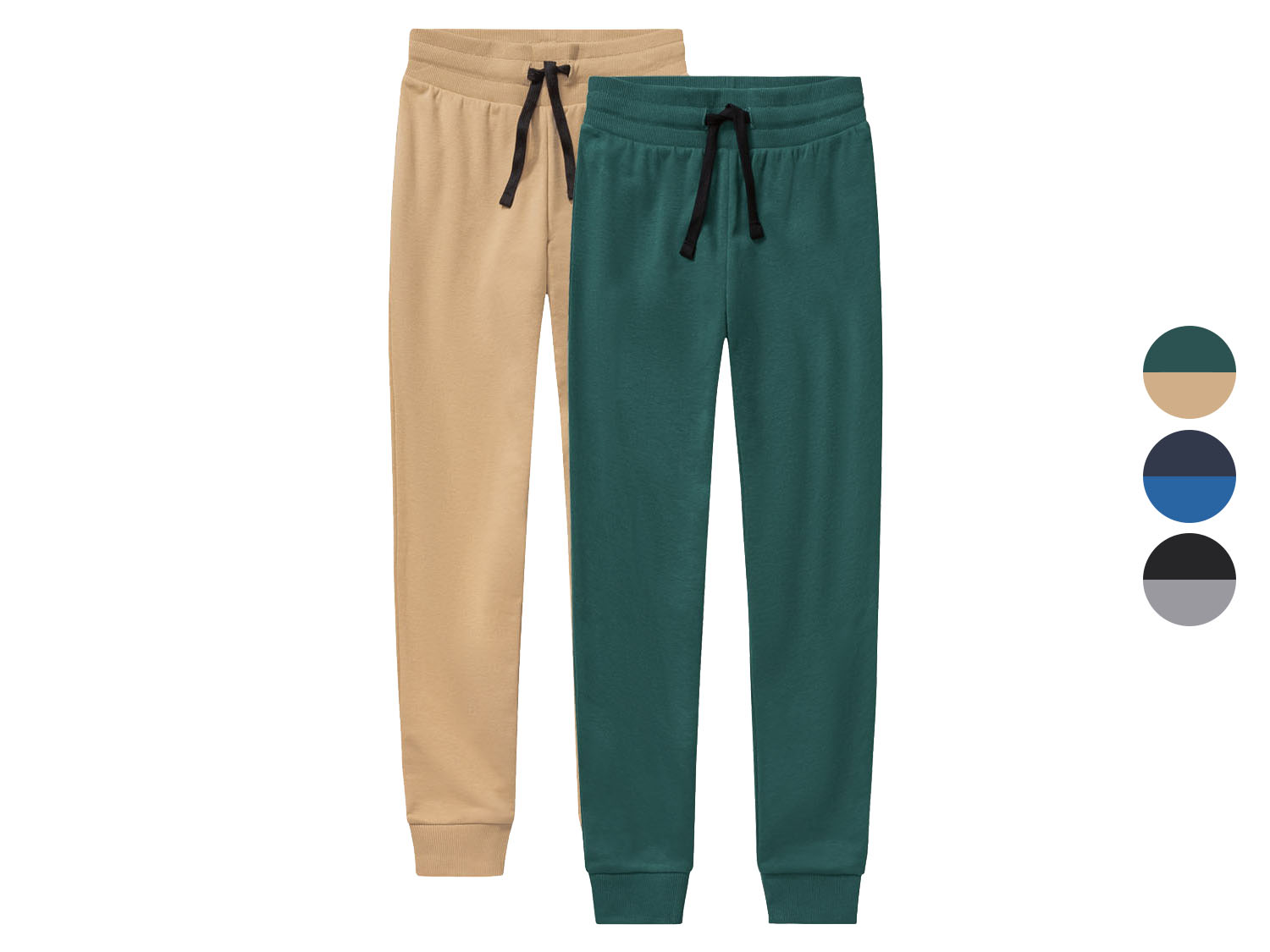 pepperts!® Lot de 2 pantalons molletonnés garçon