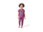 Pyjama enfant Stitch : haut et bas violet avec motifs cœurs et Stitch.