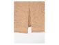 Tricot beige avec fente centrale.