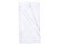 Couette blanche roulée avec un motif de surpiqûres en zigzag