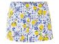 Shorts à motif citron et azulejo.