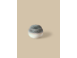 Petit pot en céramique avec couvercle, dégradé du gris foncé au blanc