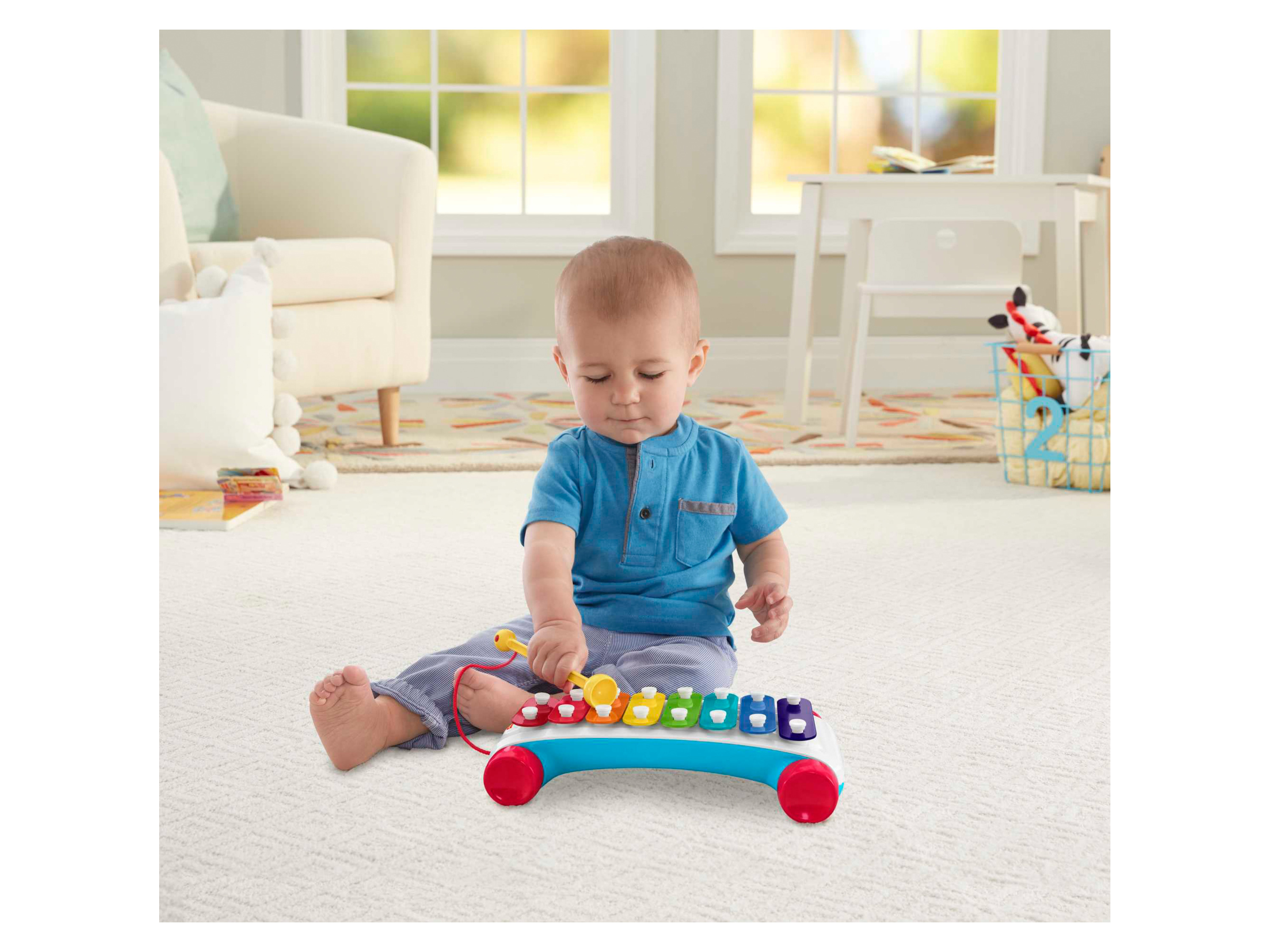 Peluche Fisher-Price Mon Capybara Câlins – Anneau de Dentition et Hochet - vue 4