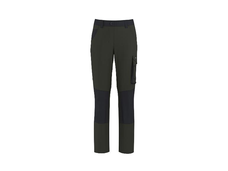 Pantalon d'extérieur homme vert foncé et noir avec poches cargo