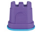 Un moule de château de sable violet pour Kinetic Sand.
