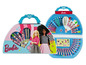 Ensemble d'art Barbie avec crayons de couleur, marqueurs et autocollants.