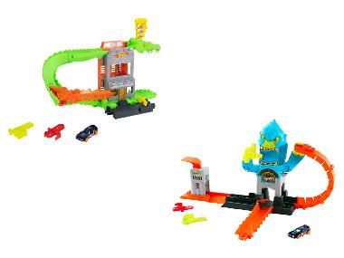 HOT WHEELS Coffret circuit City Gorilla Slam Attack ou City Croco Pizza Attack