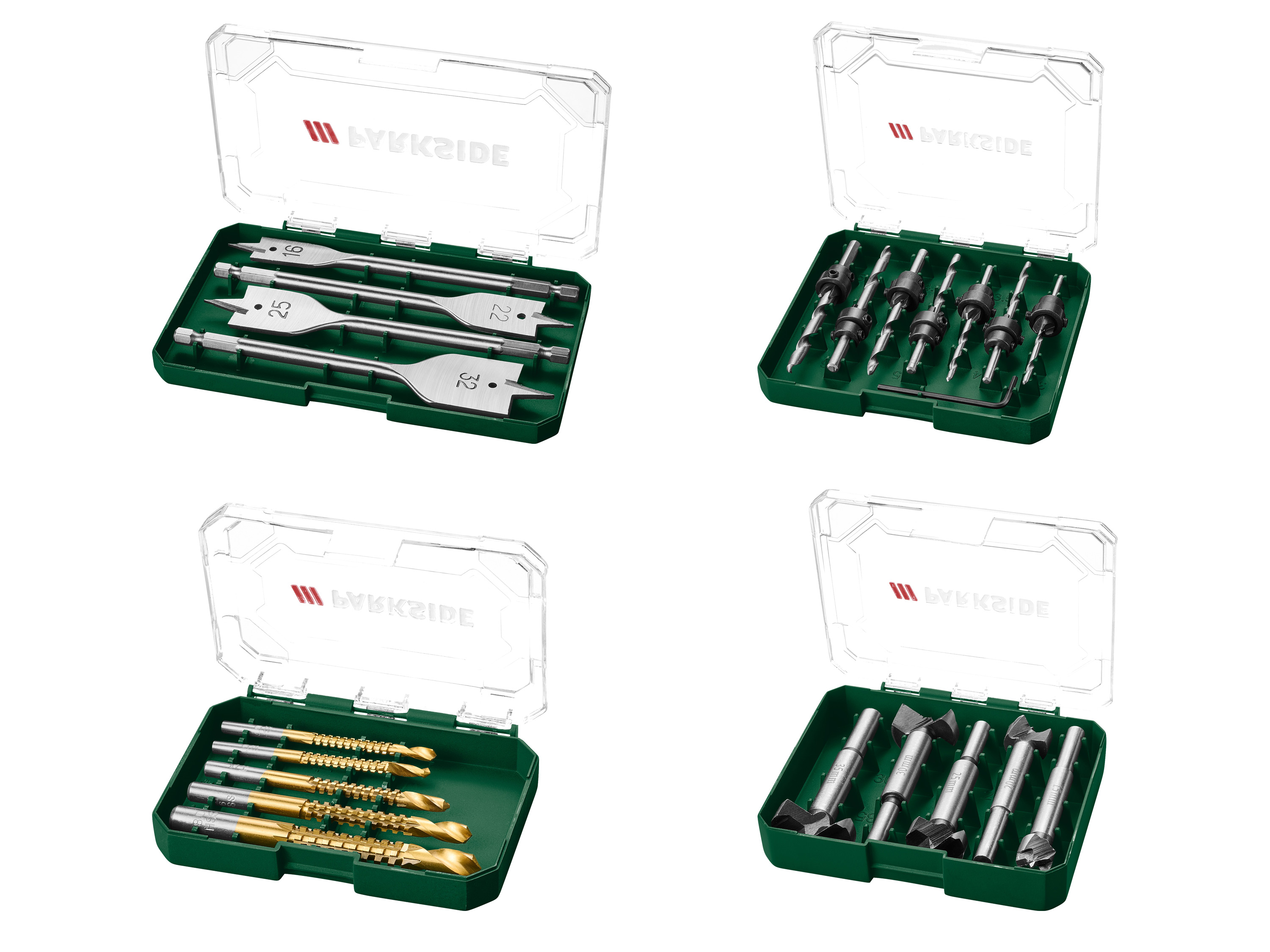 PARKSIDE® Set de forets fraiseurs, mèches ou fraises coniques