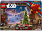 Calendrier de l'Avent de Noël avec des jouets festifs sur le thème de l'espace.