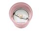 Robot de cuisine rose avec lames.