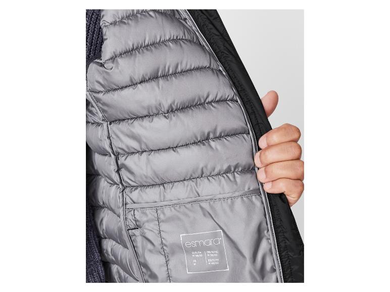 Veste matelassée grise et noire Esmara.