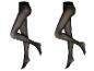 Deux paires de collants noirs.