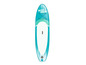 Un paddleboard gonflable avec le texte 'Keep Calm & Paddle On'.