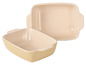 Deux plats à gratin rectangulaires Le Creuset.