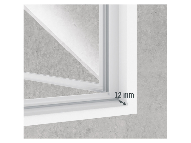Aller en mode plein écran : LIVARNO home Fenêtre moustiquaire en aluminium, 100 x 120 cm - Image 11