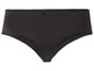 Culotte en coton noire avec dentelle.