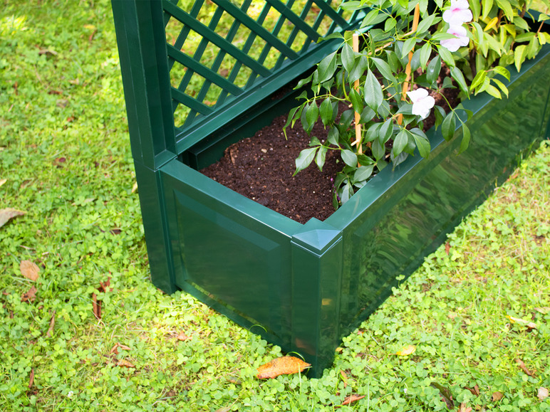 Aller en mode plein écran : KHW Bac à fleurs avec trellis, 110 L - Image 32