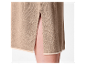 Jupe en tricot avec fente.