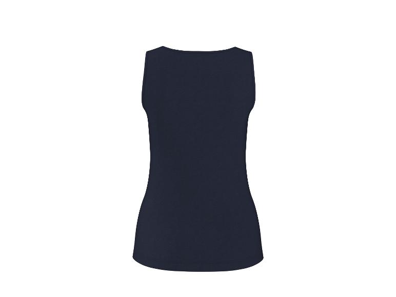 Débardeur femme bleu foncé, vue de dos