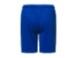 Shorts de sport bleus, vue arrière.