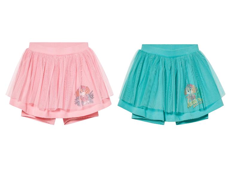 Shorts et jupes tutu pour filles, motifs Pat' Patrouille.