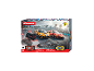 Circuit de course Carrera Hybrid Speedcore Challenge avec deux voitures Ferrari télécommandées.