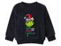 Pull bébé avec le Grinch et le texte « Baby Stole Christmas »