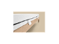 Matelas en mousse froide LIVARNO® Comfort Soft sur un cadre de lit en bois.