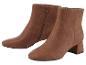 Bottines marron clair à fermeture éclair
