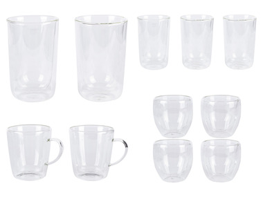 ERNESTO® Lot de verres à double paroi