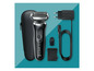 Rasoir électrique Braun Series 7 avec chargeur, brosse et étui.