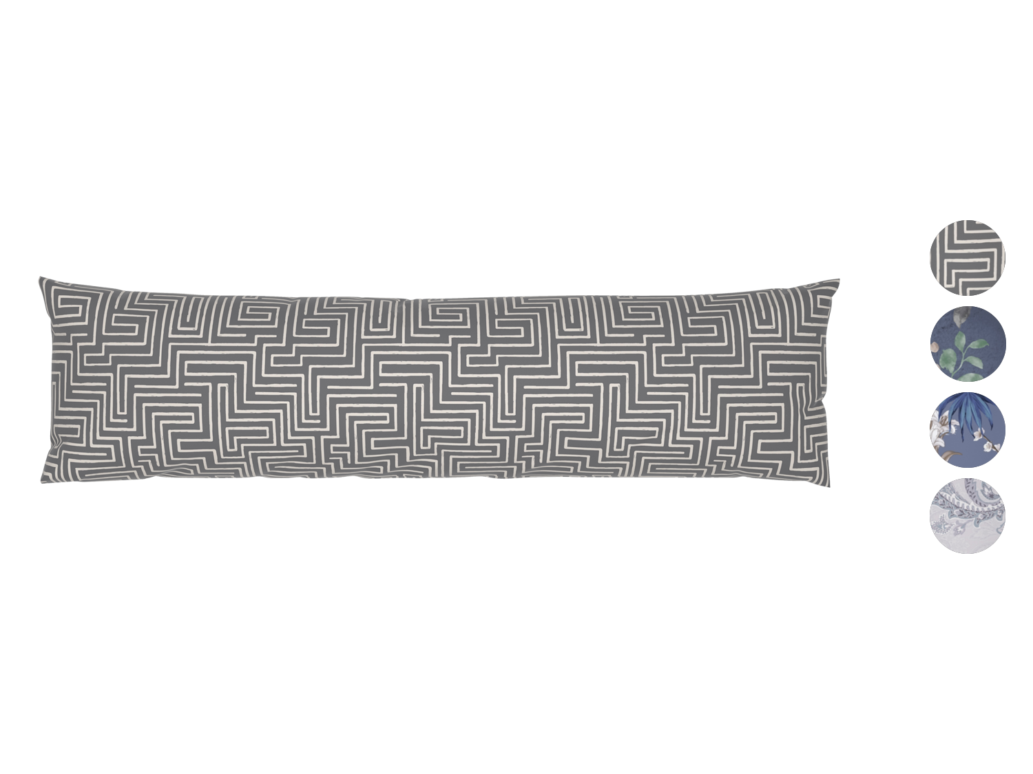 LIVARNO home Taie de traversin en satin microfibre, 40x145 cm