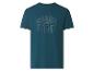 T-shirt bleu avec inscription 'SUNSHINE MAKE YOUR OWN' et graphiques de rayons de soleil