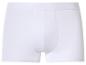 Caleçon boxer blanc pour homme avec ceinture élastique.